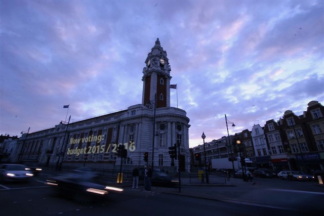 Lambeth town hall - mockup with 